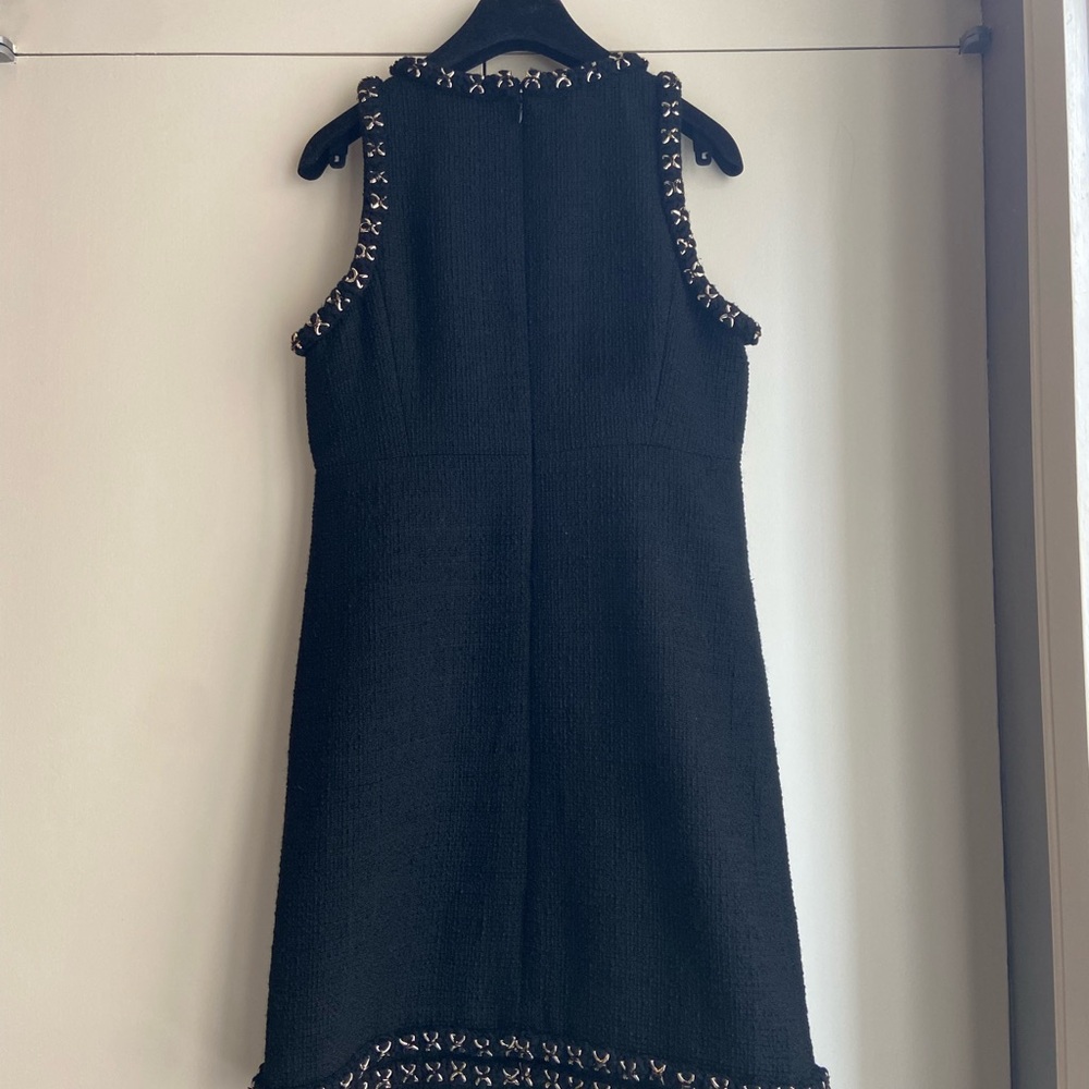 Chanel Black Blazer and Dress Set with Metallic Embellishments - Picture 14 of 16